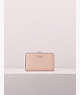 Kate Spade,spencer compact wallet,Rosy Cheeks