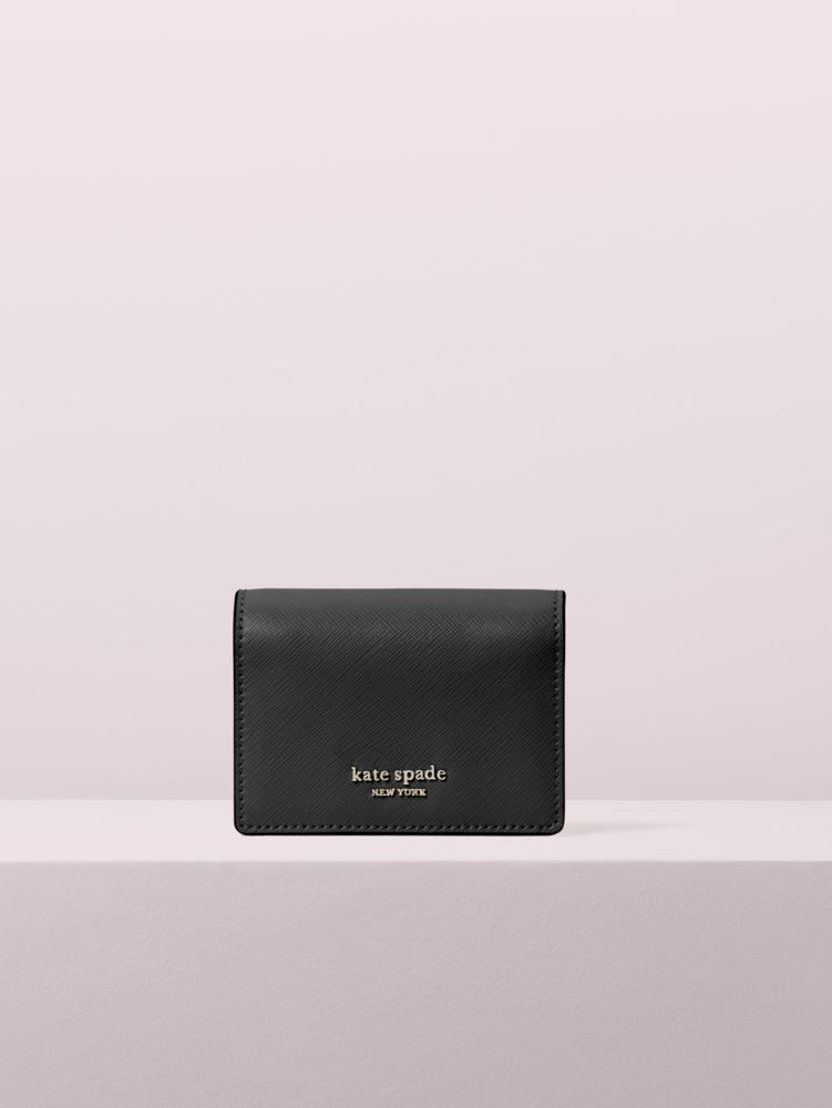 Kate Spade,spencer mini keyring wallet,Black