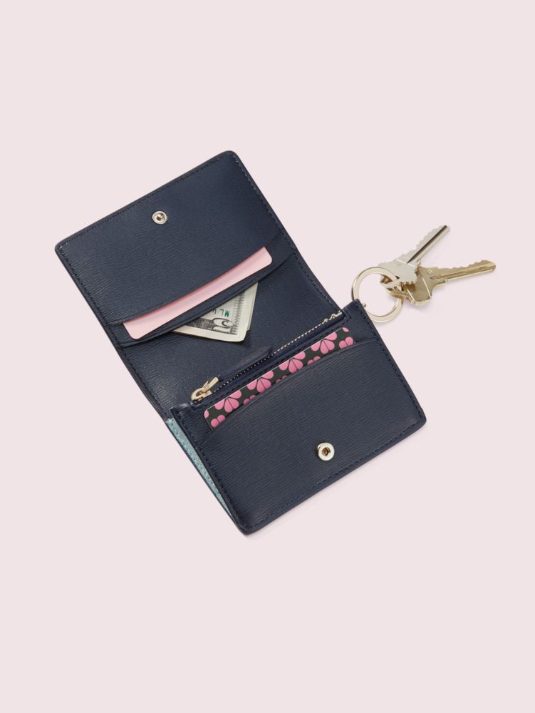 Kate spade small keyring wallet sale