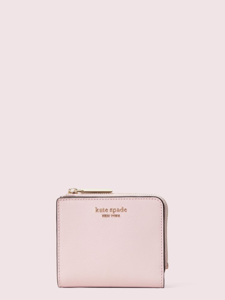 Kate Spade,spencer small bifold wallet,Tutu Pink