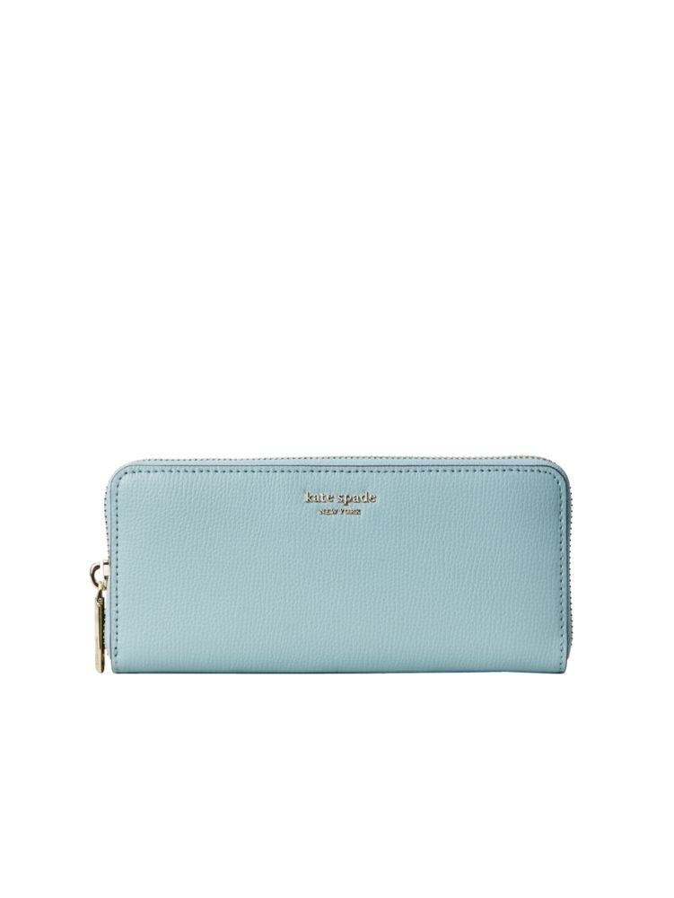 Kate Spade,sylvia slim continental wallet,Frosted Spearmint