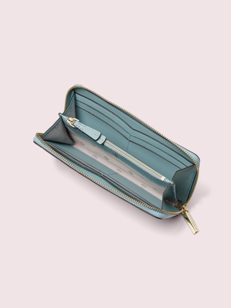 Kate Spade,sylvia slim continental wallet,Frosted Spearmint