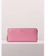 Kate Spade,sylvia slim continental wallet,Blustery Pink