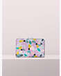 Kate Spade,spencer glitter floral compact wallet,Moonglow