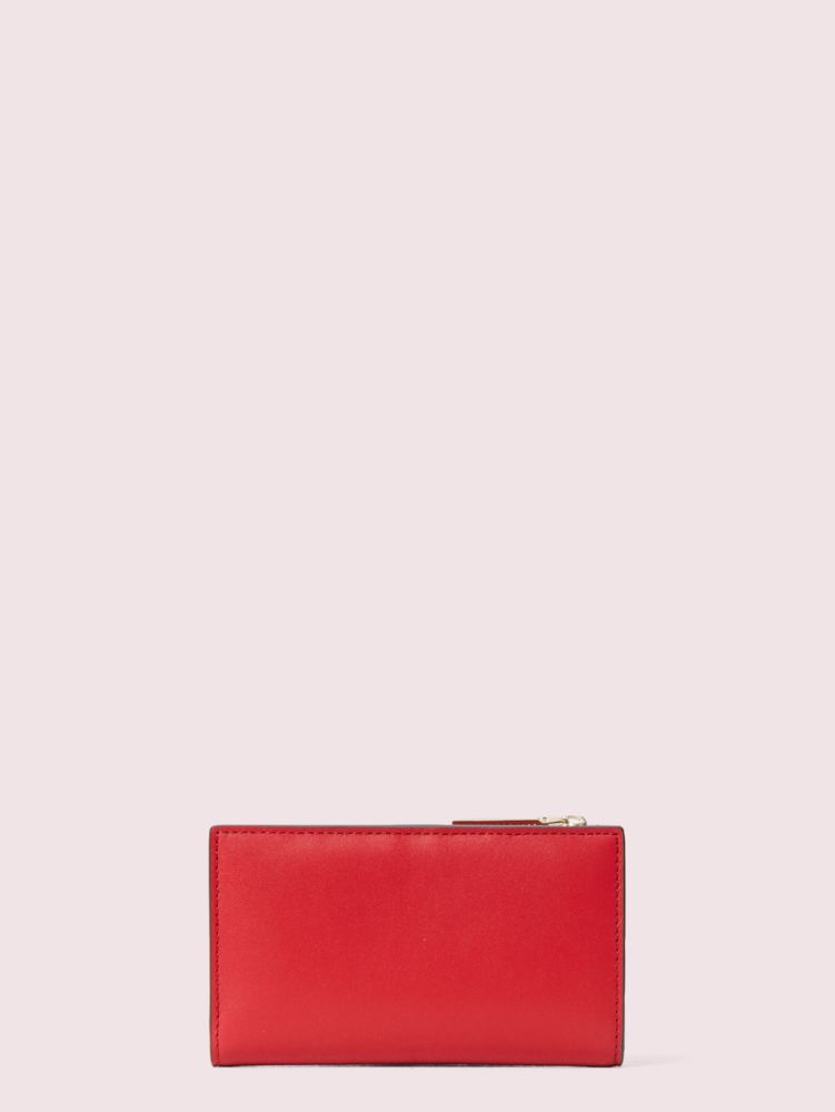 Kate Spade,Beaded Tiny Elephant Small Slim Bifold Wallet,