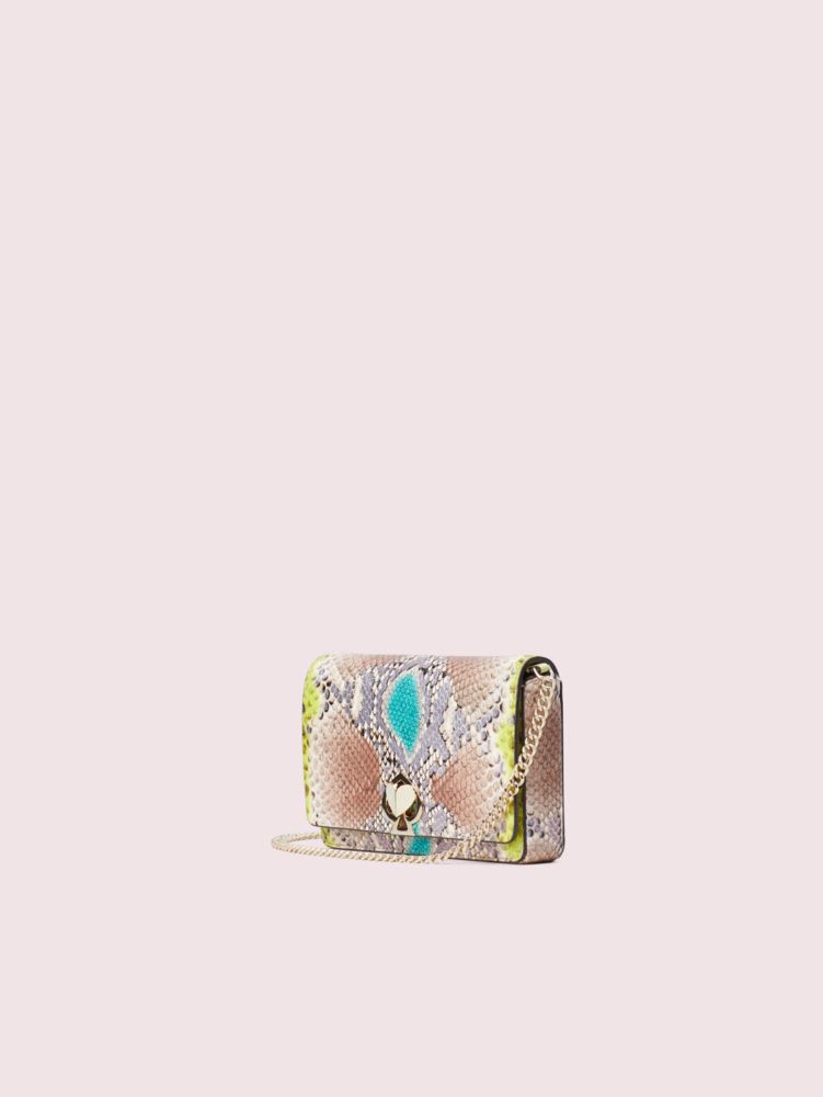 Kate Spade,Romy Python-embossed Chain Wallet,