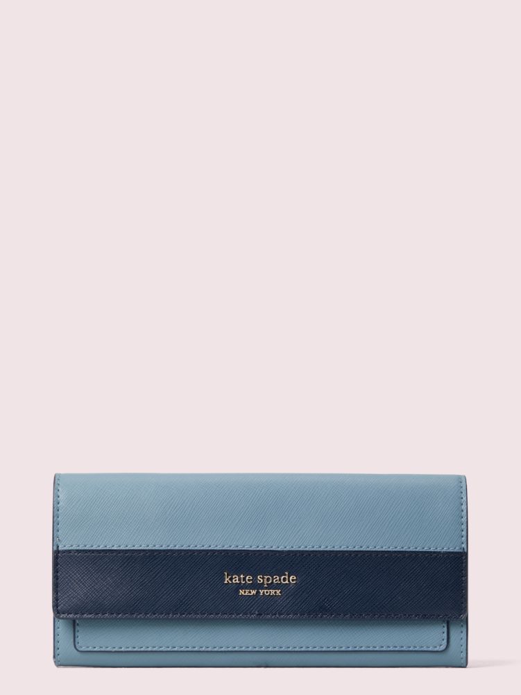 Kate spade flap wallet hotsell