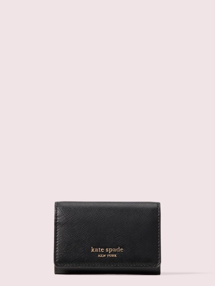 (取寄) ケイトスペード レディース デビン サフィーノ レザー カード ホルダー Kate Spade New York women Kate Spade New York Devin Saffiano Leather Card Holder Black スペンサー キーホルダー | 全てのアウトレット | ケイト・スペード