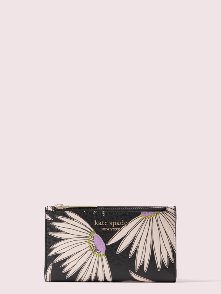 Kate spade falling flower wallet sale