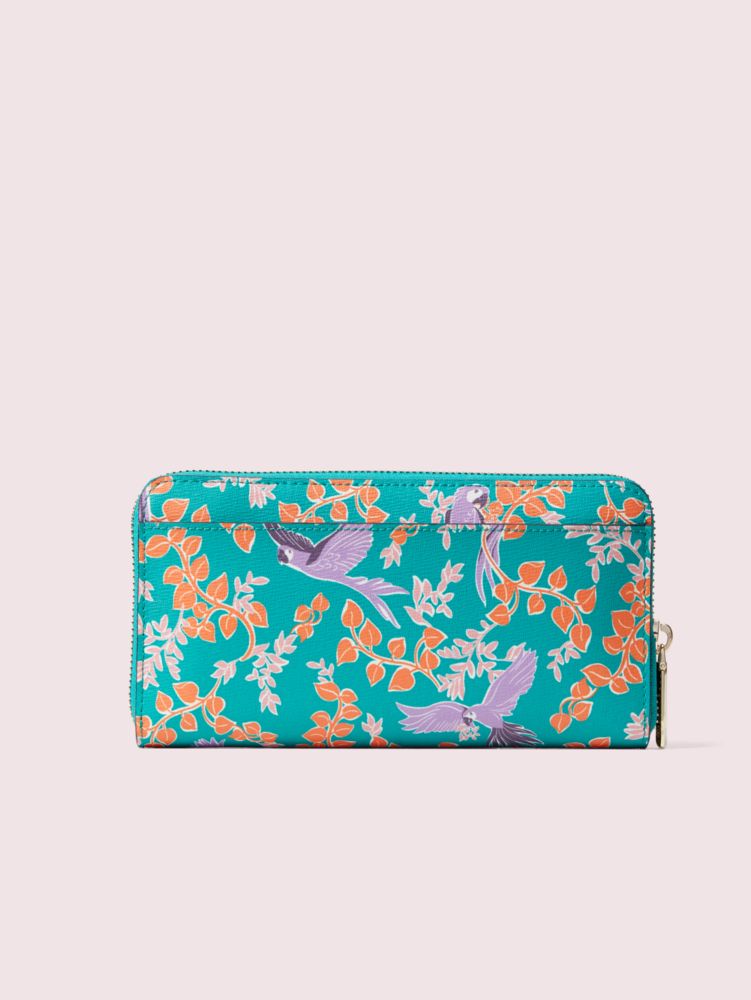 Spencer Bird Party Zip-around Continental Wallet, , Product
