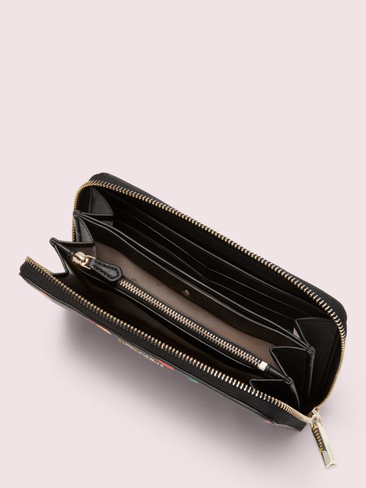 Spencer Cherries Zip Around Continental Wallet | Kate Spade New York