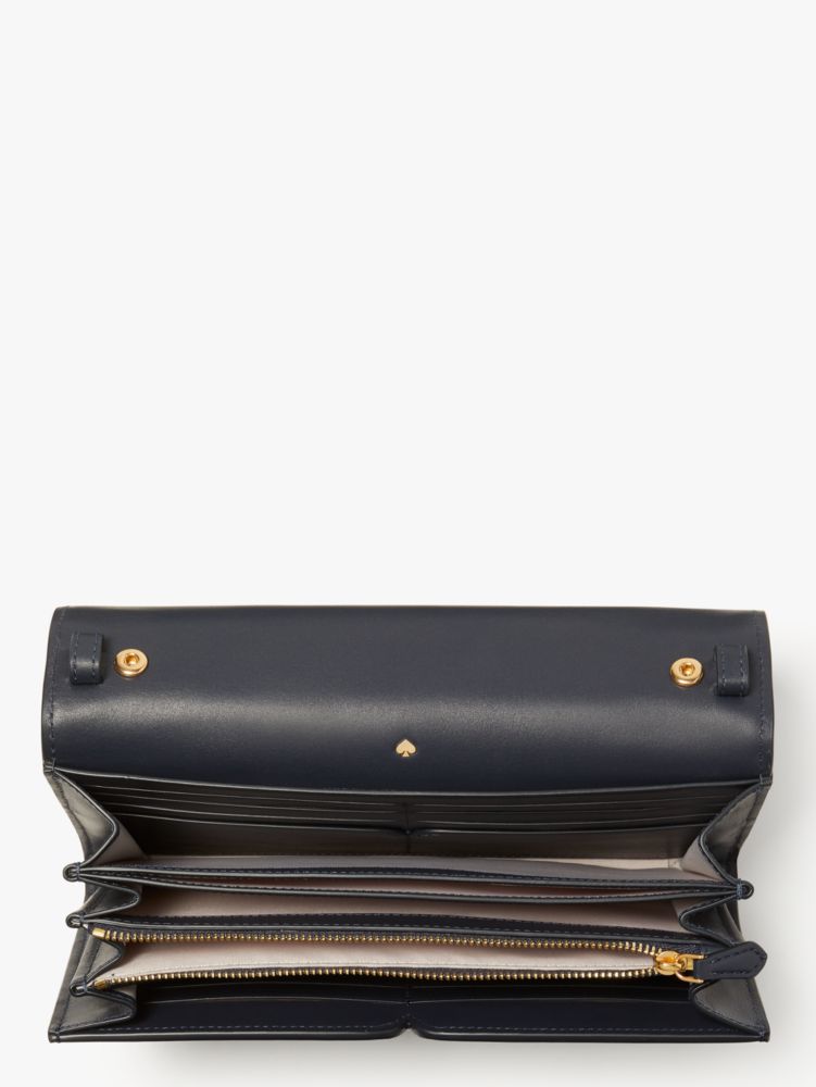 Kate Spade,Toujours Denim Chain Clutch,