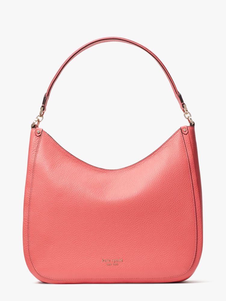 kate spade new york large pebbled leather hobo shoulder bag