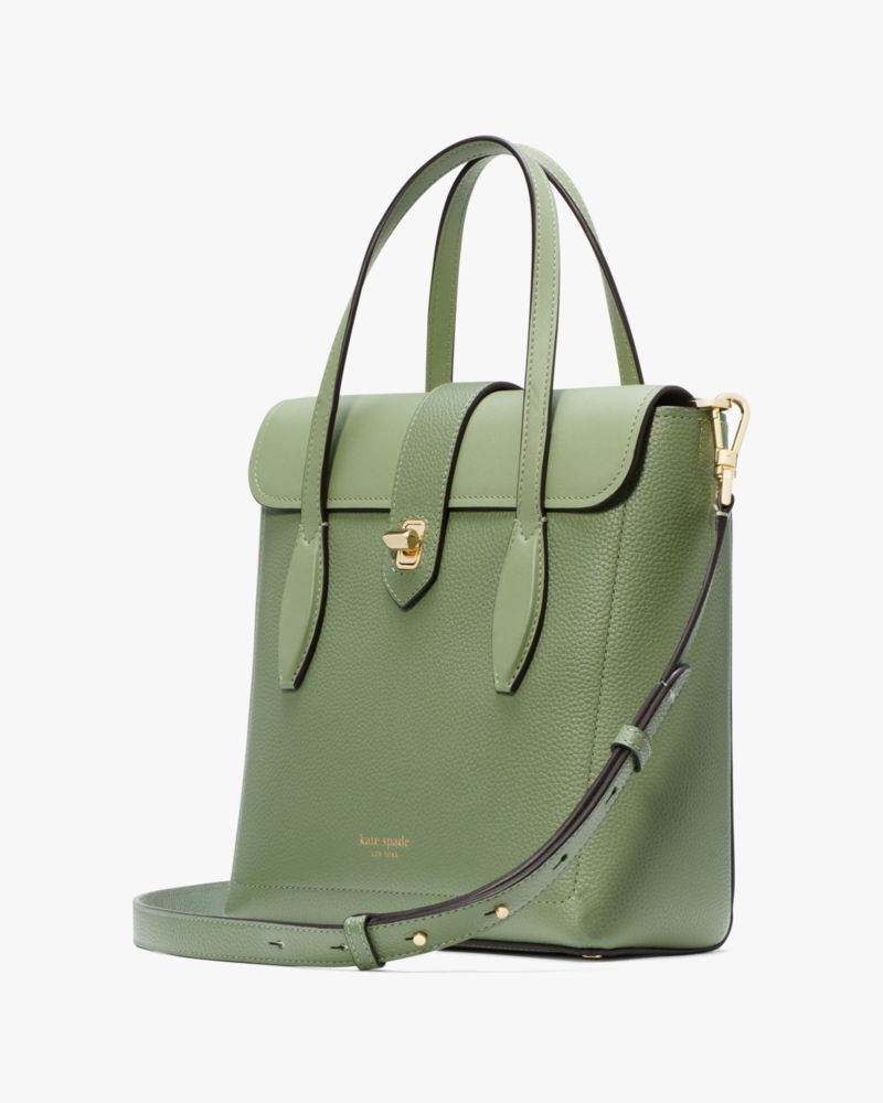 Kate Spade,Essential Medium North South Tote,Leather,Satchel,No Embellishment,Work,Olive