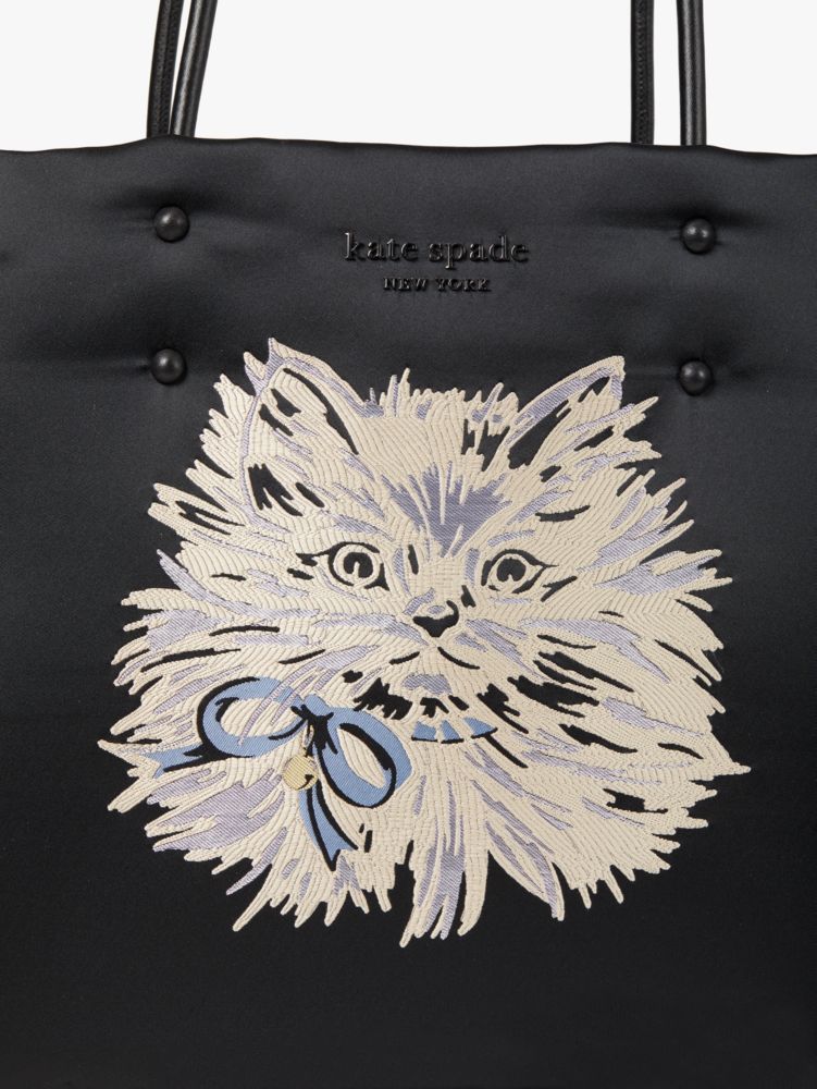 Everything Puffy Cat Large Tote