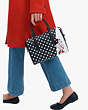 Kate Spade,disney x kate spade new york minnie mouse medium satchel,satchels,Medium,Black Multi