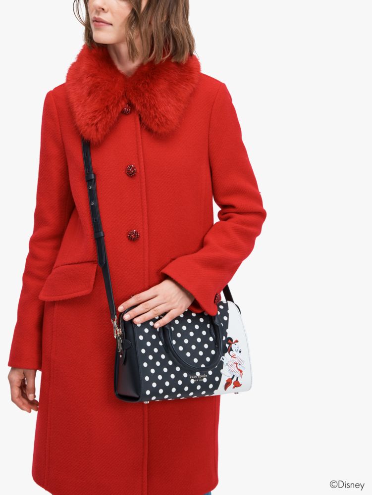 Kate Spade,Disney X Kate Spade New York Minnie Mouse Medium Satchel,