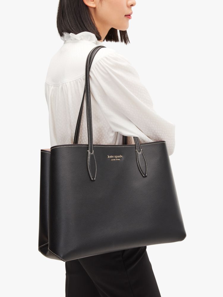 QA_AUTO all day large tote, BLACK, Product