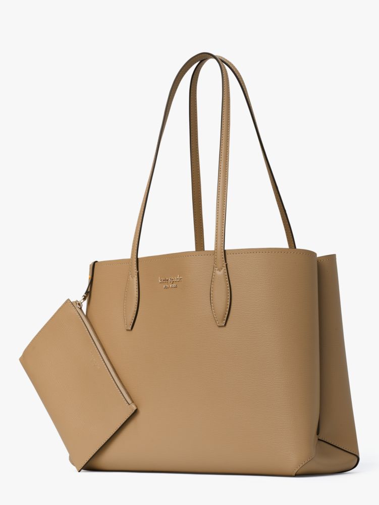 Leather tote