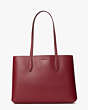 Kate Spade,all day domino dot large tote,tote bags,Red Currant