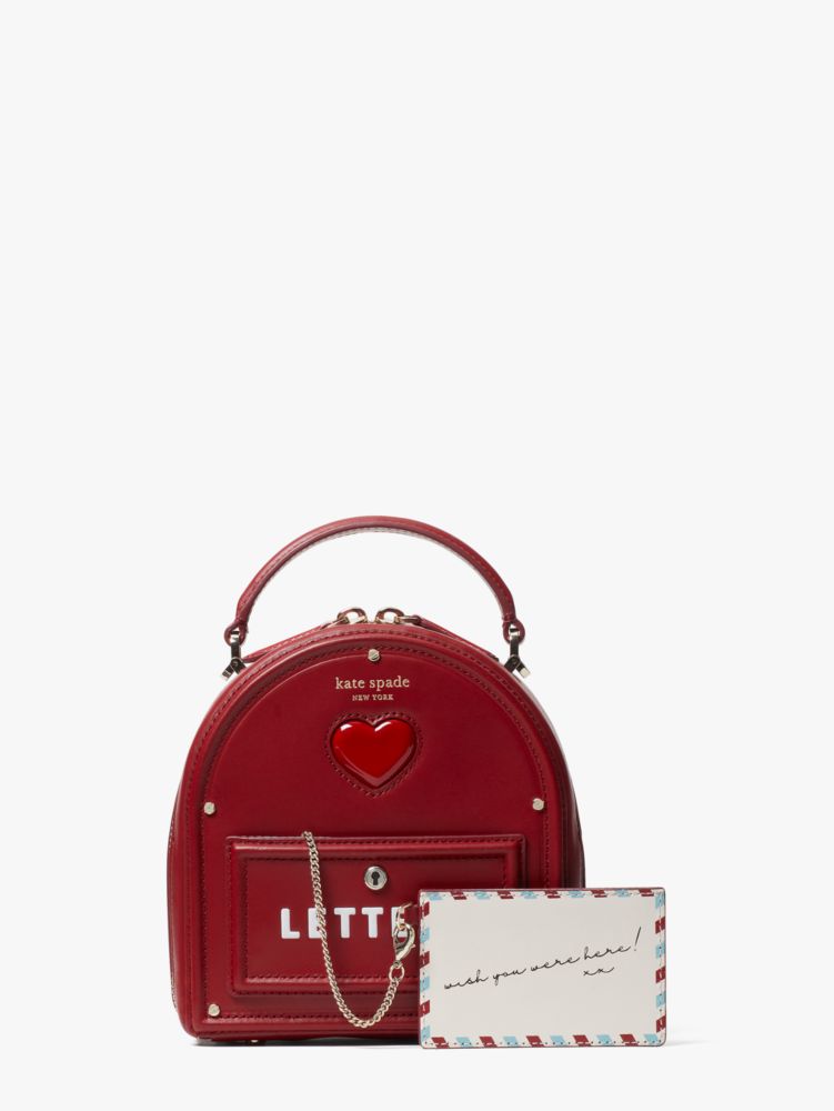 Kate Spade Yours Trully 3D Mailbox Red Love Letter Crossbody Bag Purse  Novelty