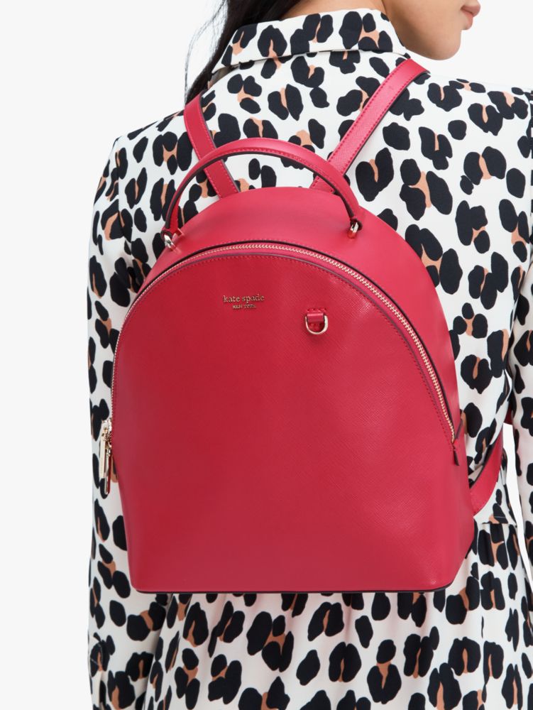 Kate Spade,sloan medium backpack,backpacks,Cerise
