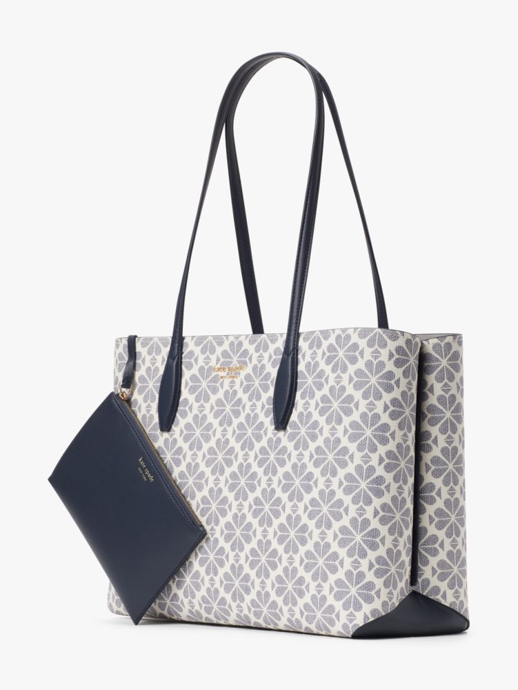 Spade Flower Coated Canvas All Day Large Tote