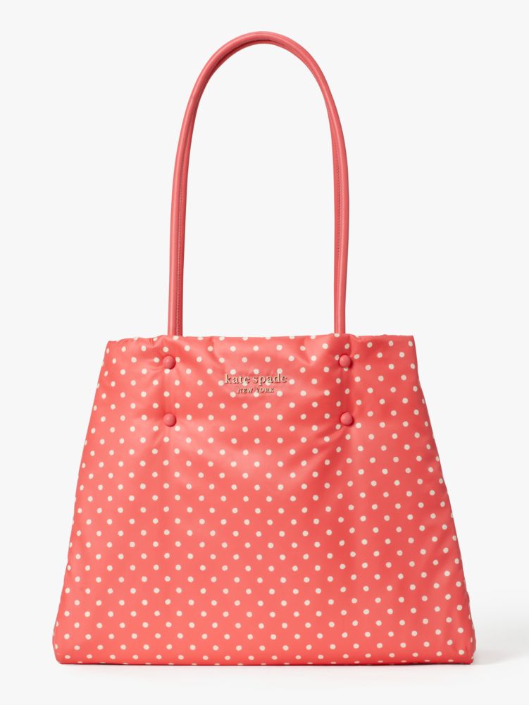 Kate spade pink hot sale polka dot tote