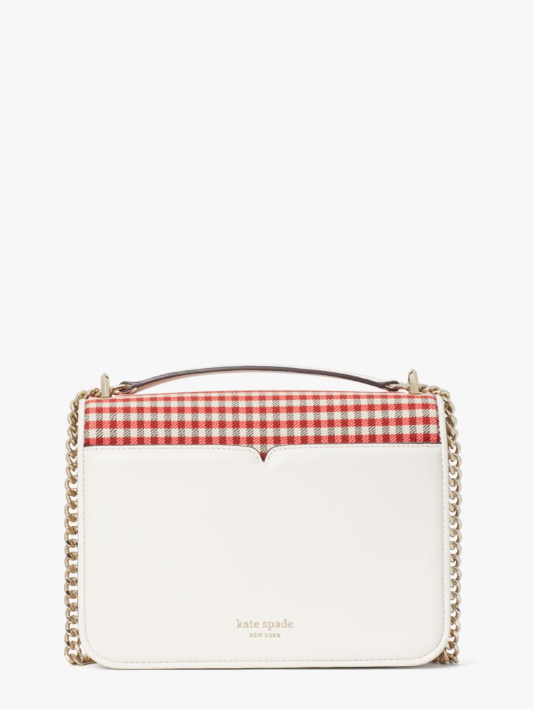 Kate Spade,Locket Plaid Large Flap Shoulder Bag,