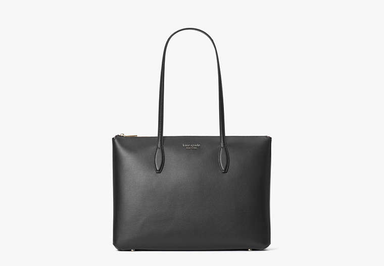 Kate Spade,All Day Large Zip-top Tote,tote bags,Large,Work,Black