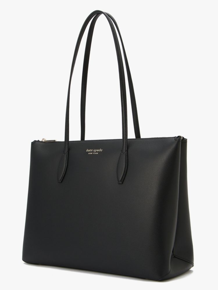 Kate Spade,オール デイ ラージ ジップ トップ トート,バッグ,ブラック