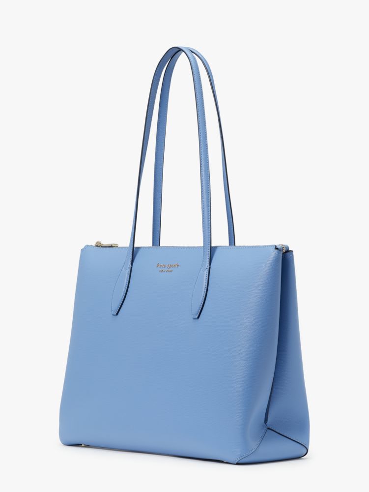 Totes  All Day Large Zip-Top Tote Blazer Blue - Kate Spade Womens