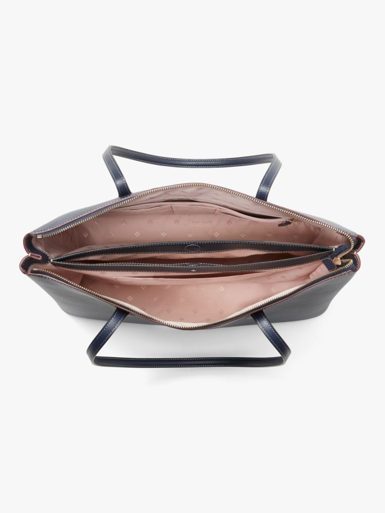 Kate Spade,オール デイ ラージ ジップ トップ トート,バッグ,ブレザーブルー