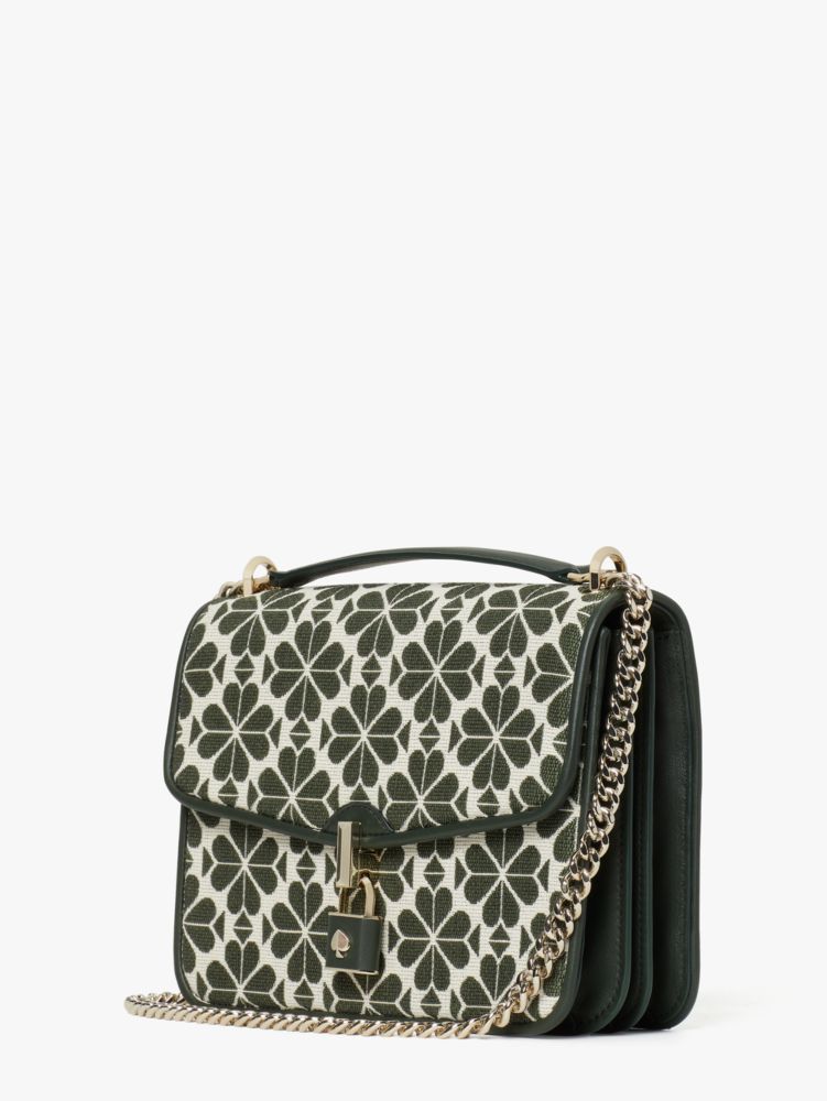 Spade Flower Jacquard Locket Large Flap Shoulder Bag | Kate