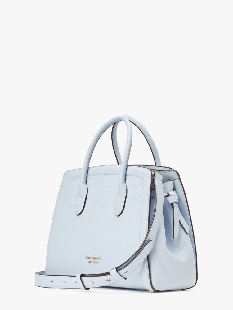 Kate Spade New York Knott Medium Satchel NWT $348 Watercolor Blue