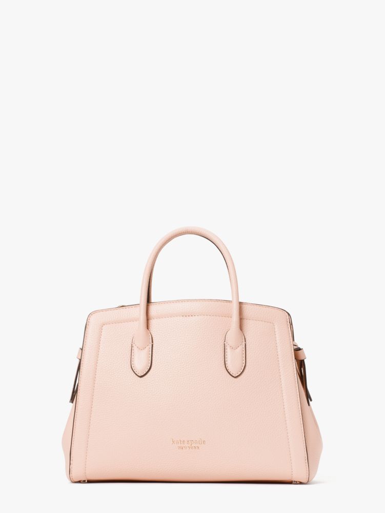 [Retail Transfer] Kate Spade Knott Medium Saddle Crossbody in Coral Gable  Pink