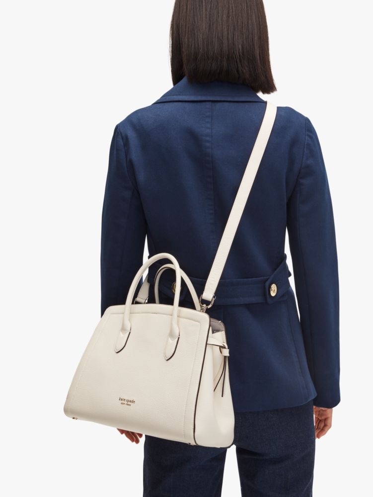 Kate Spade,ノット ラージ サッチェル,パーチメント