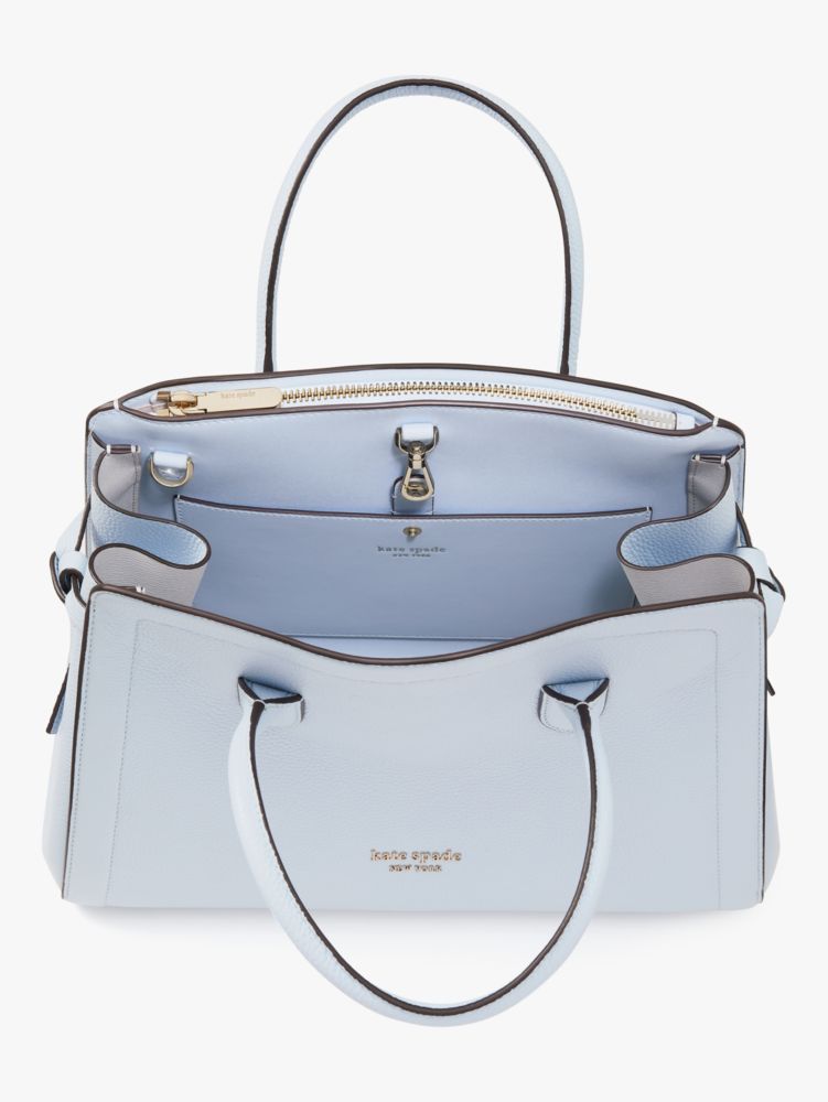 PREORDER BEG00510 : KATE SPADE Knott Large Satchel (Crystal Blue)