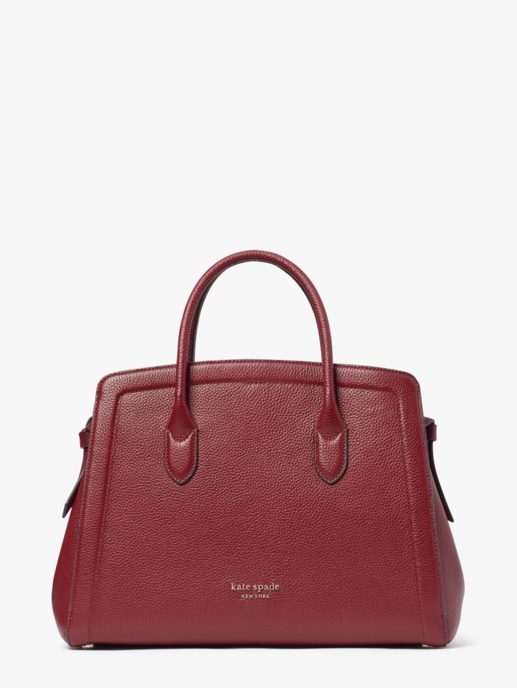 Kate Spade,knott large satchel,satchels,Large,Autumnal Red