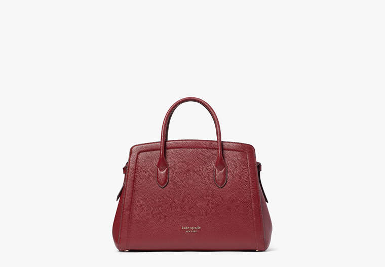 Kate Spade,knott large satchel,satchels,Large,Autumnal Red image number 0