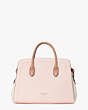 Kate Spade,knott large satchel,satchels,Large,Chalk Pink Multi