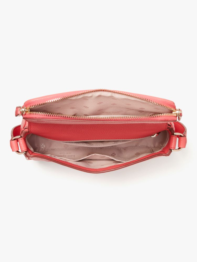 Kate Spade,ラン アラウンド ラージ フラップ クロスボディ,ピーチメルバ