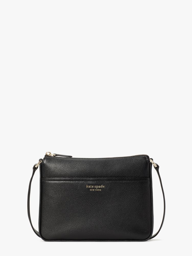 kate spade run around medium crossbody black