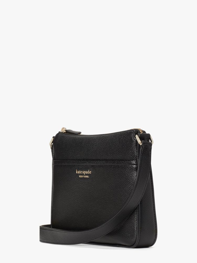 kate spade run around medium crossbody black