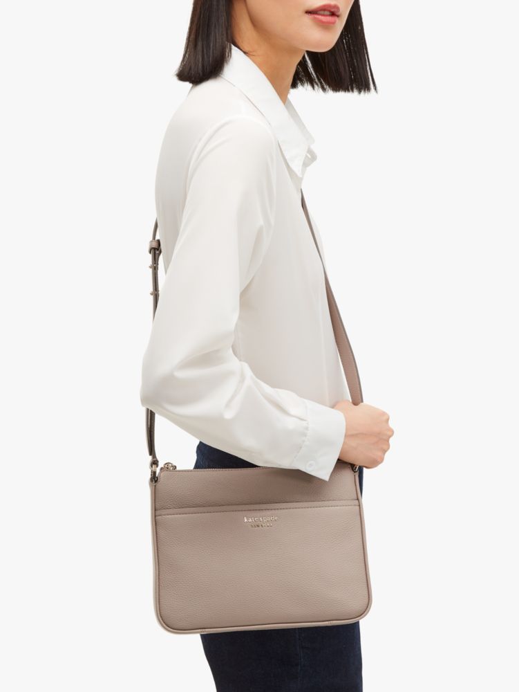 Medium Size Crossbody Bag Taupe