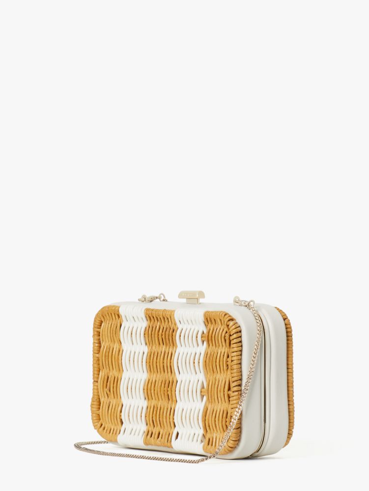 Kate spade 2025 wicker clutch