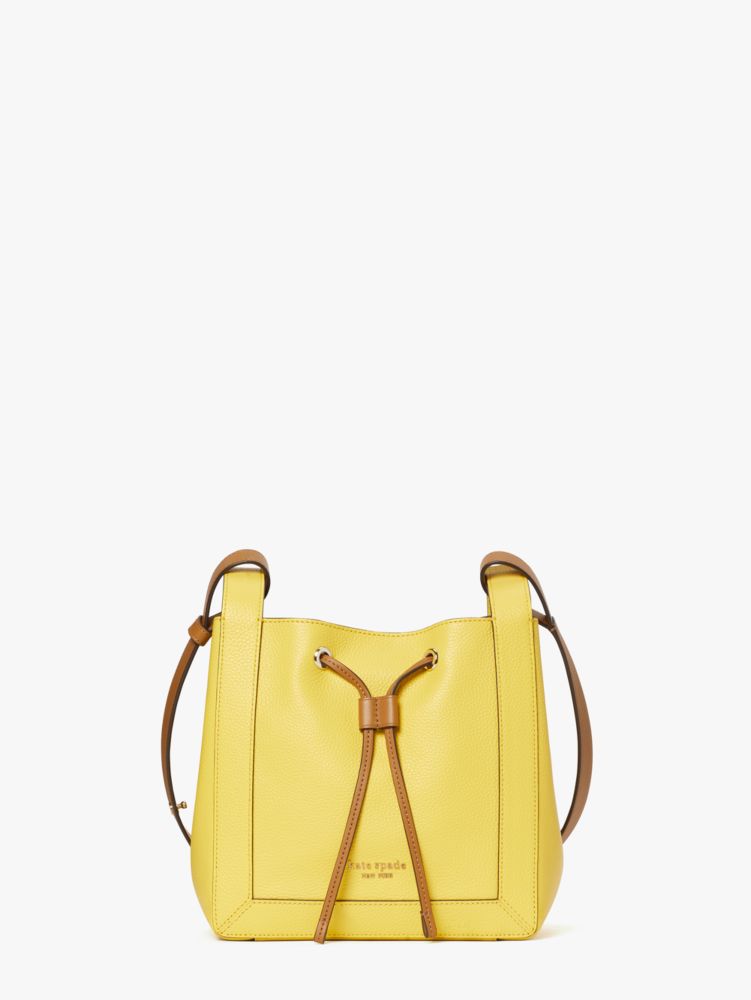 Kate spade yellow bucket bag on sale