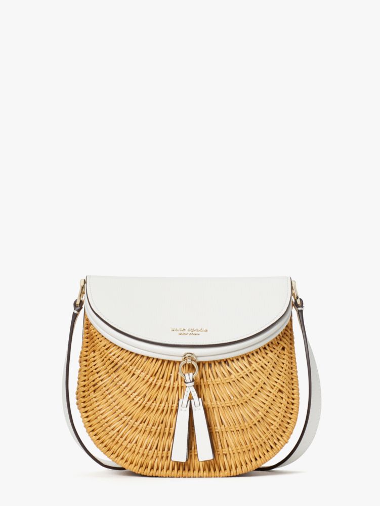 Kate spade wicker online camera bag