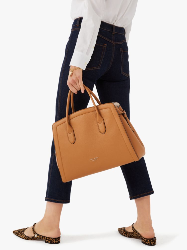 ✨WHEN WORN✨ Retail Kate Spade Knott Large Satchel in Parchment