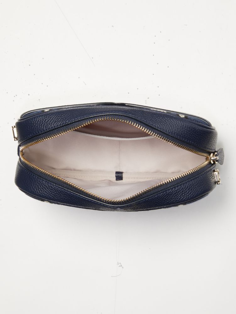 Kate Spade,Astrid Canvas Stripe Medium Crossbody,